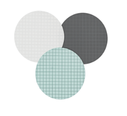 CN Black Membrane/White Grid Continuous Sterile Pack