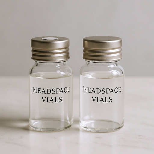 [NA100A7] Amber Crimp Top Vial- Flat Bottom, Bevelled